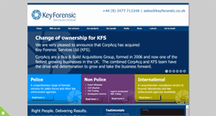 Desktop Screenshot of keyforensic.co.uk