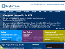Tablet Screenshot of keyforensic.co.uk